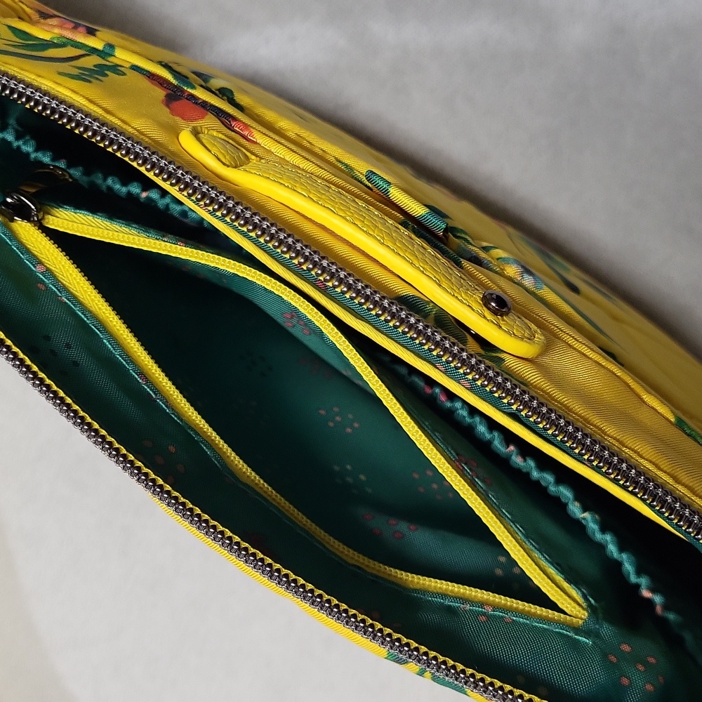 NWOT Lug Flare 2 Crossbody Bag 🌼 with Two Strap Choices ~ Bouquet Yellow" - Picture 7 of 16